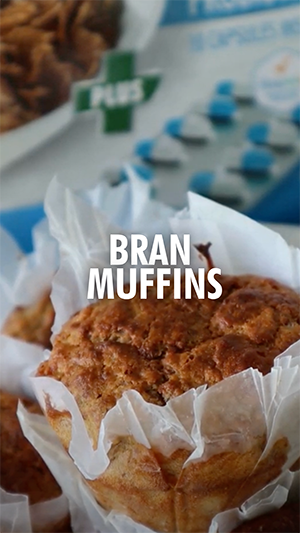 FUTURELIFE® Bran Flakes and Barley Muffins