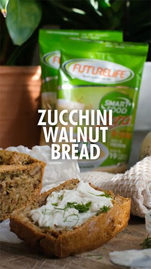 Diabetic Friendly FUTURELIFE® ZERO Zucchini & Walnut Bread