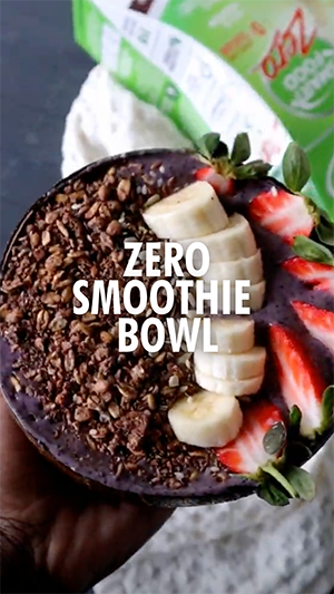 Diabetic-Friendly FUTURELIFE® Smart food™ Zero Smoothie Bowl