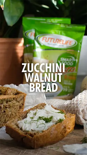 Diabetic Friendly FUTURELIFE® ZERO Zucchini & Walnut Bread