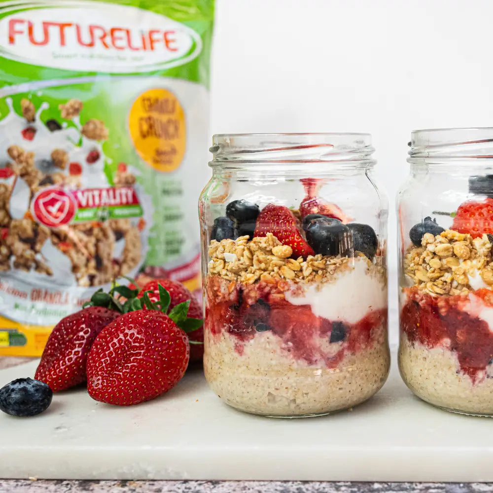 OVERNIGHT FUTURELIFE®️ BERRY SWIRL CRUNCH JARS- FUTURELIFE®