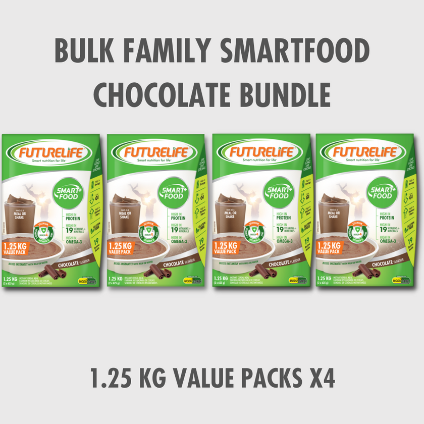 Futurelife Chocolate Bundle 1.25kg Value Packs with Dark Powder and Green Accents