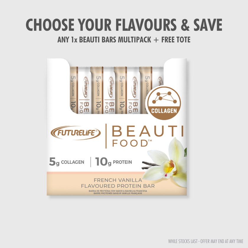 BEAUTI FOOD™ Protein Bar - French Vanilla / Pack of 20