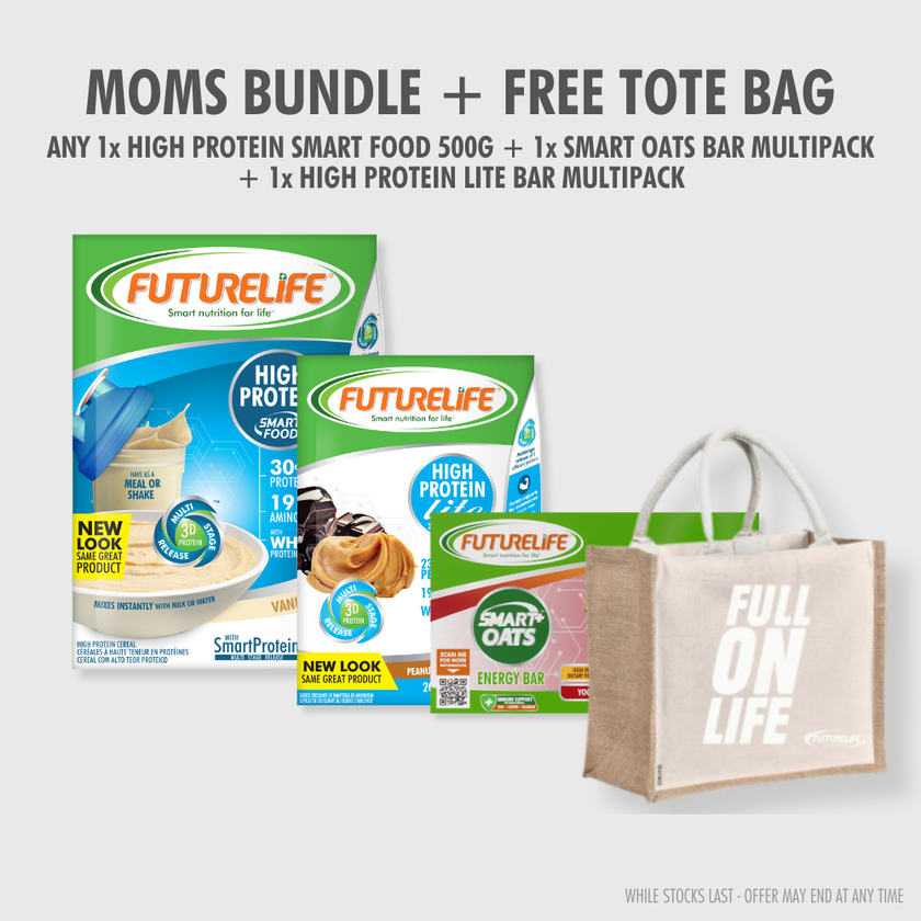 HIGH PROTEIN MOMS BUNDLE - VANILLA + PEANUT BUTTER + YOGHURT & BERRY