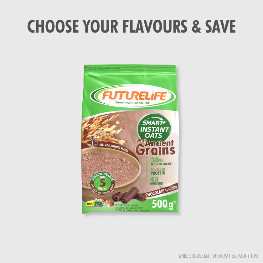 Smart Instant Oats with Ancient Grains - Chocolate / 500g