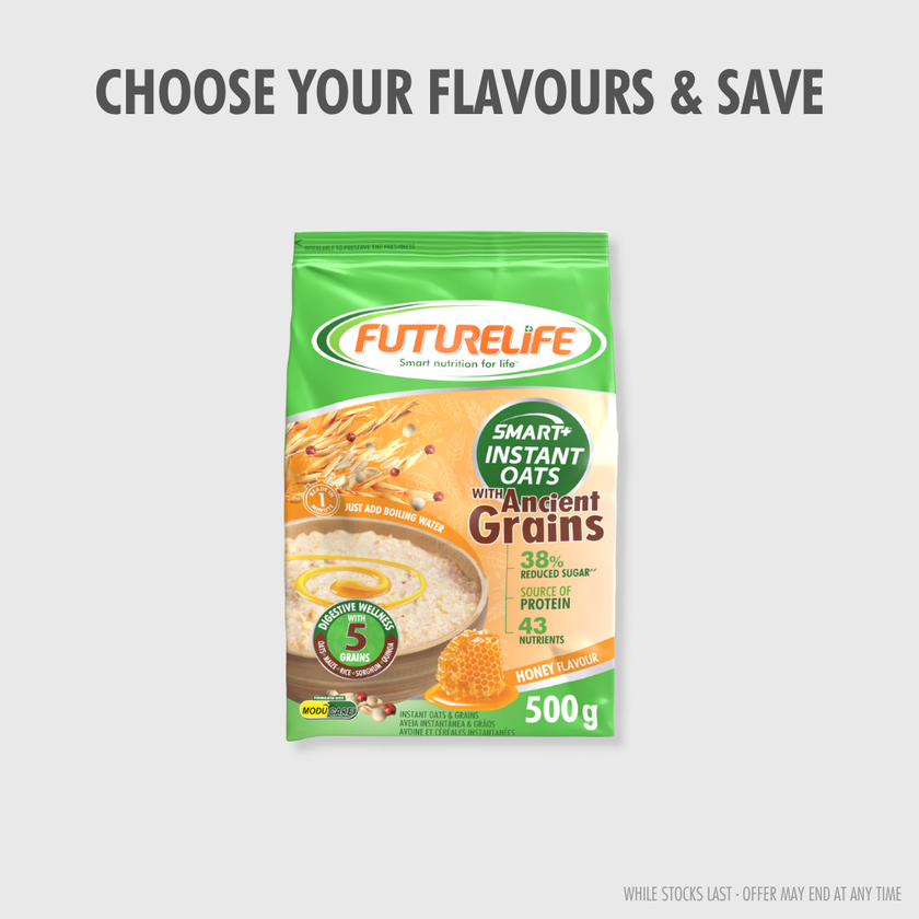 Smart Instant Oats with Ancient Grains - Honey / 500g