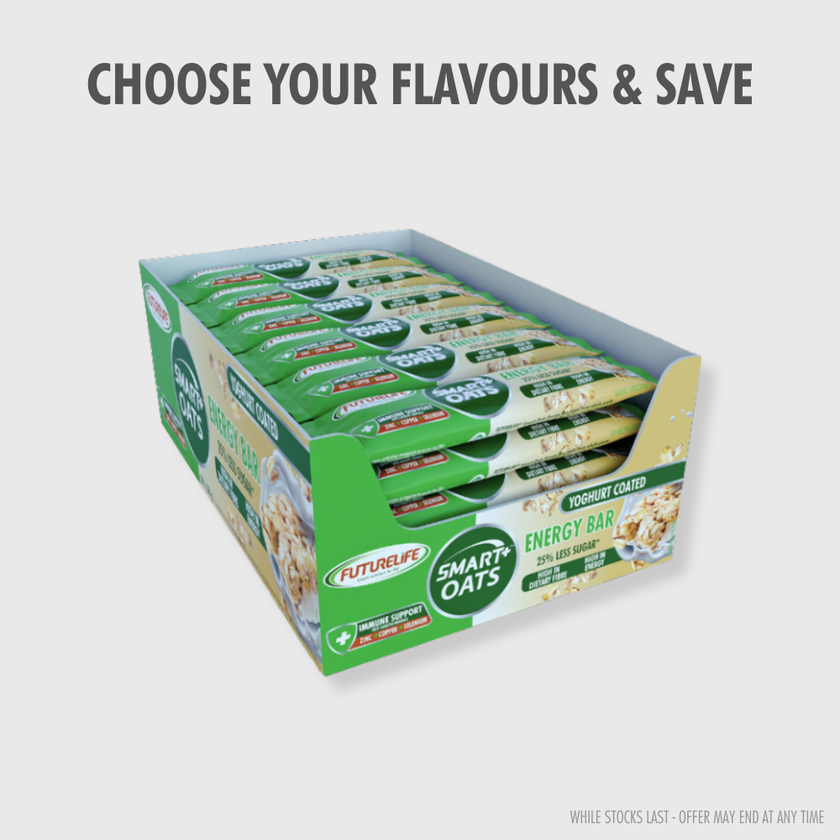 Futurelife Smart Oats Energy Bar Yoghurt Coated Case Box