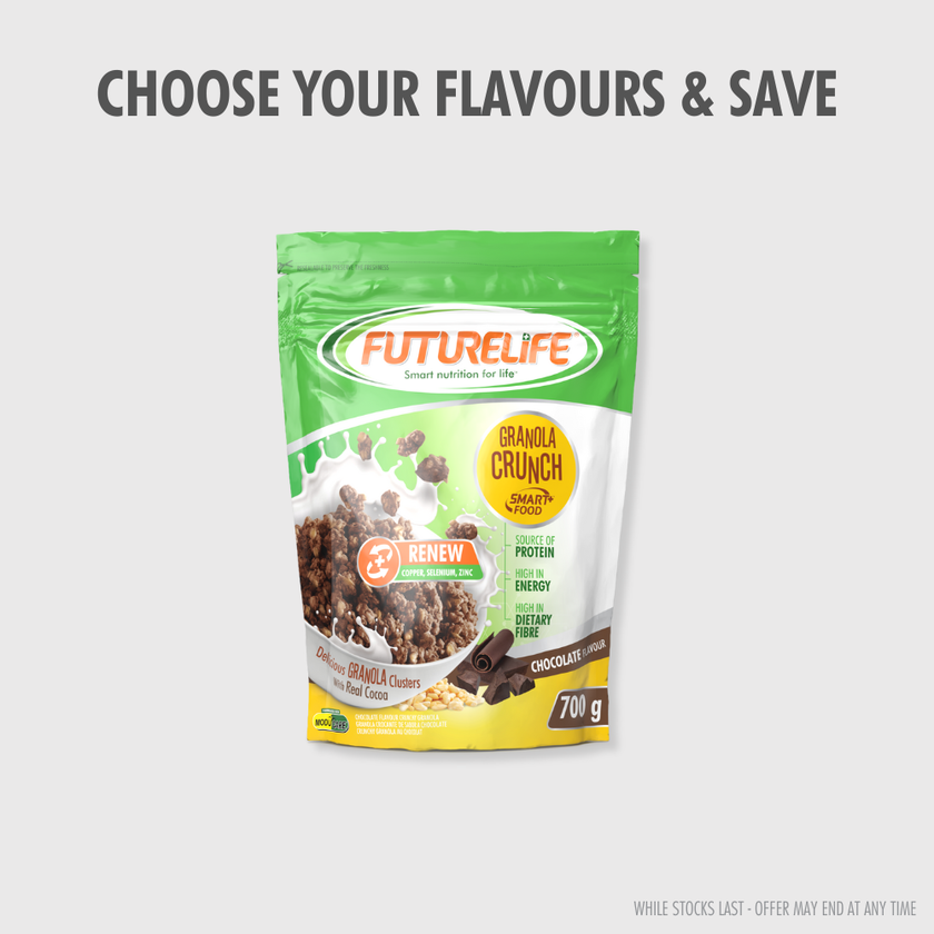 Futurelife Granola Crunch Smart food Chocolate Renew 700g bag