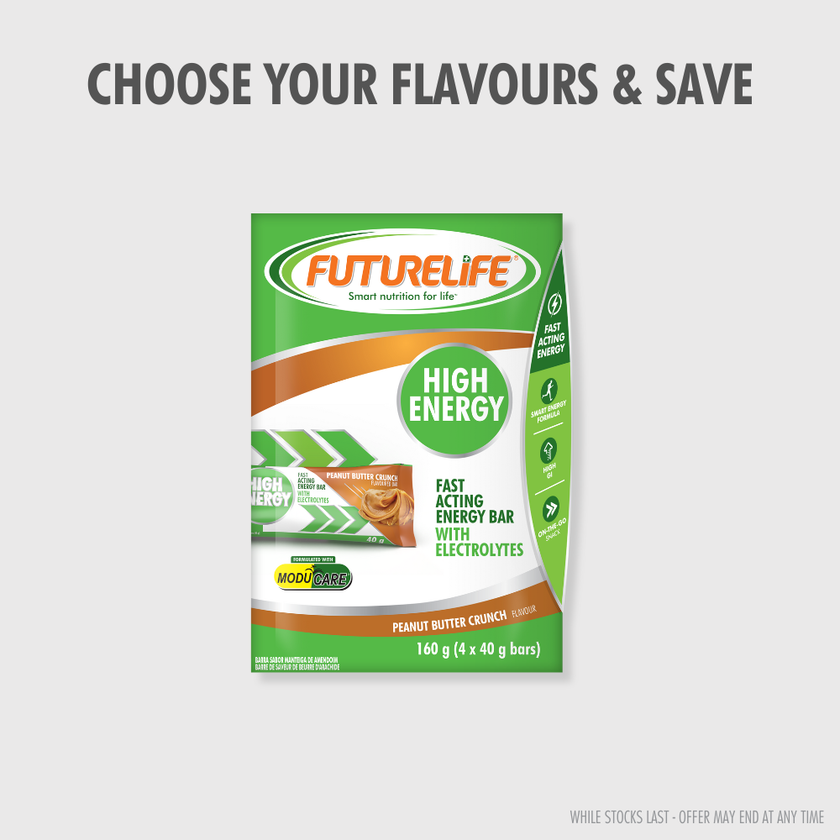 FutureLife High Energy Peanut Butter Crunch Bar Multipack