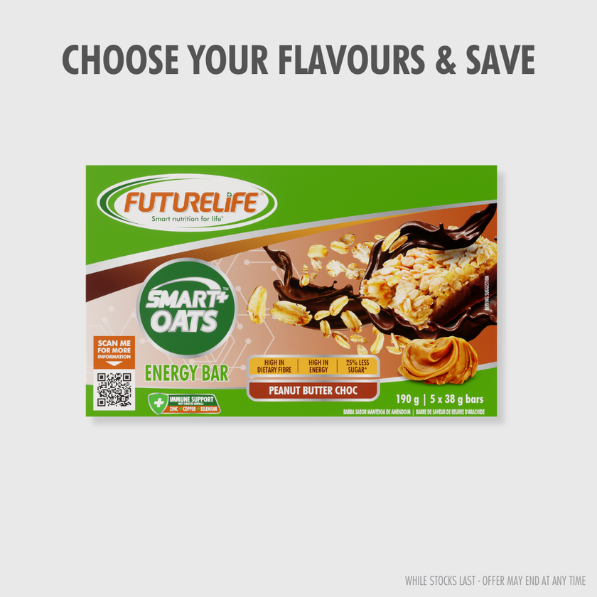 Smart Oats Energy Bar in Peanut Butter Chocolate Flavor