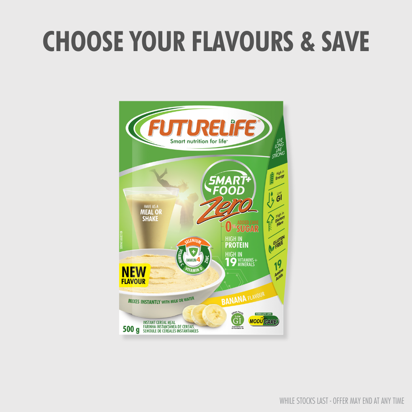 Futurelife Smart Food Zero Banana Meal Replacement Powder 500g
