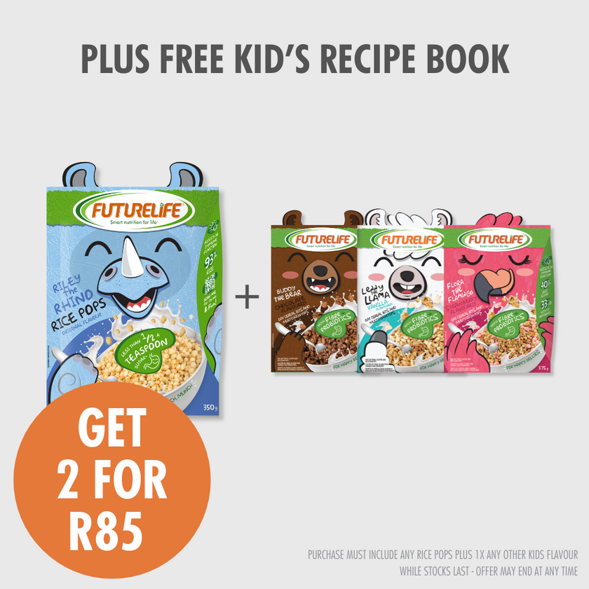 Kids + Rice Pops + Free Recipe Book