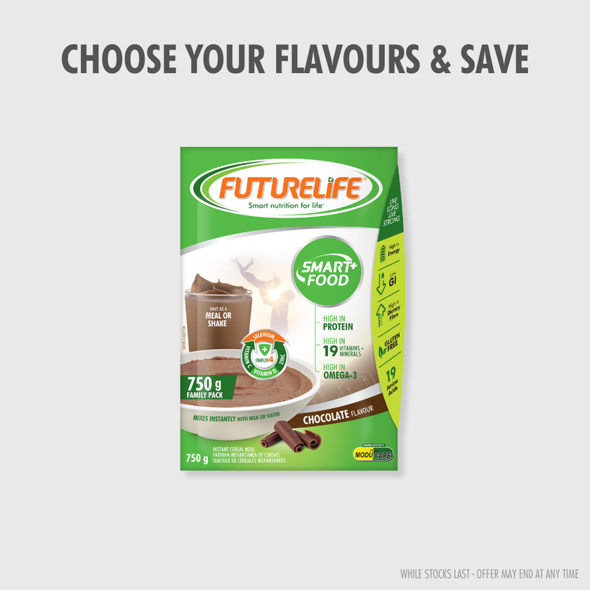 FutureLife Smart Food Chocolate 750g green white package