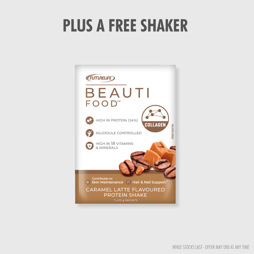 BEAUTI FOOD™ Shake - Caramel Latte / 7-day pack