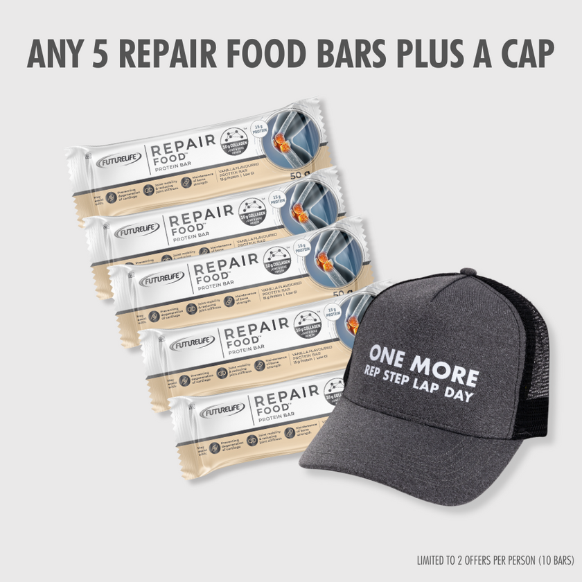 Vanilla Repair Food Bar x5 + One More Cap