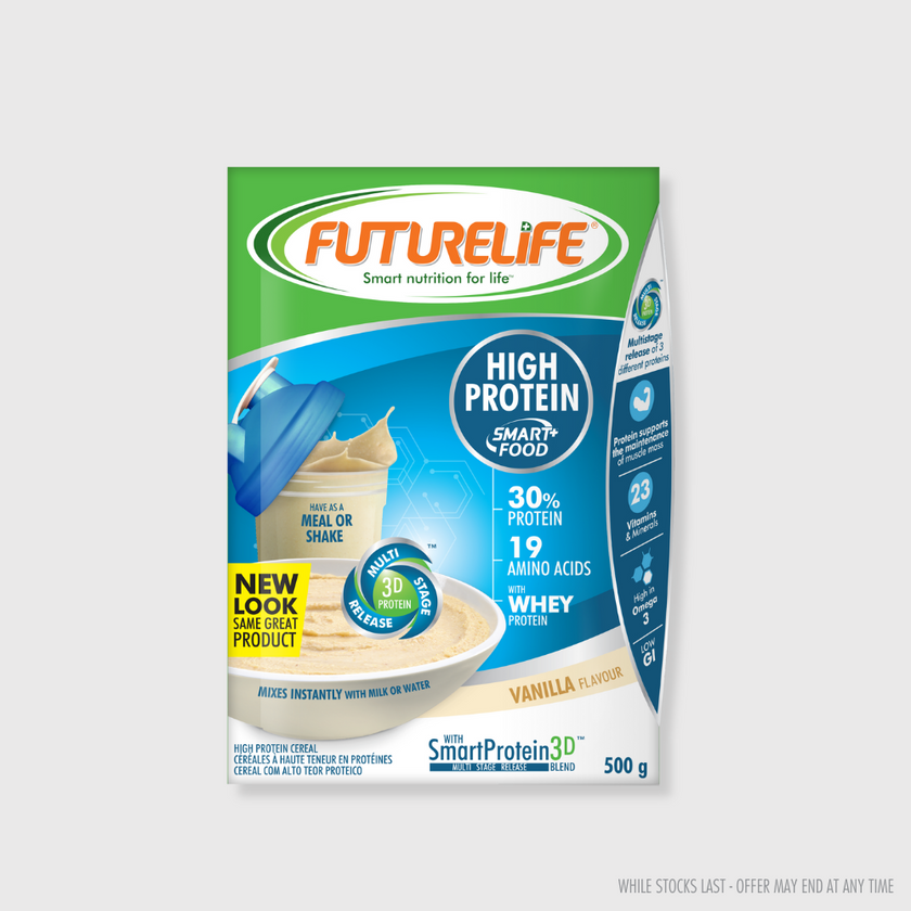 Futurelife High Protein Smart food Vanilla 500g powder bag