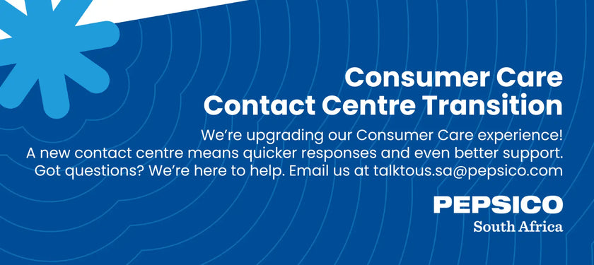 Blue pepsico south africa logo on white background with flower design.