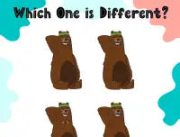 Brown bear plush toy with green eyes and a black nose, made of soft fabric.