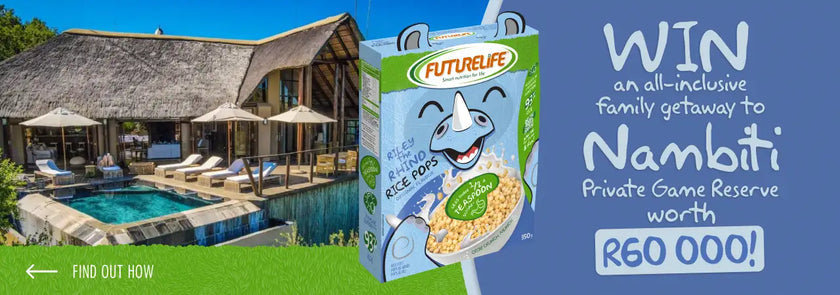 Futurelife milk carton with a playful rhinoceros design, featuring vibrant colors and eco-friendly packaging.