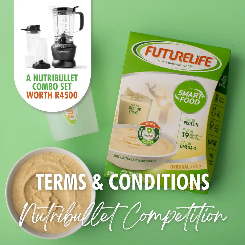 Nutribullet blender set with black and white accents, durable plastic construction.