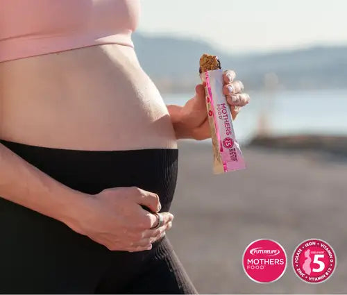 Pink and white mothers bar