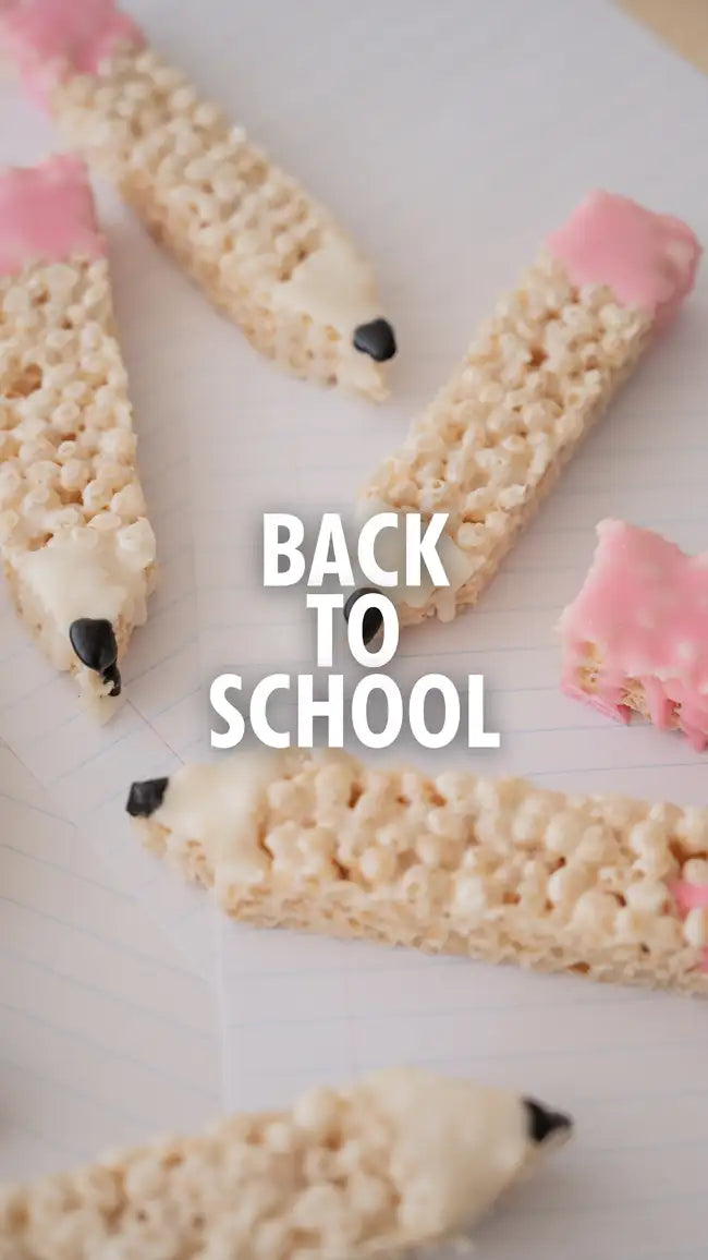 Rice crispy treat pencil crayon