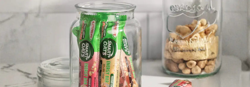 Smartthinq snack sticks in green packaging.