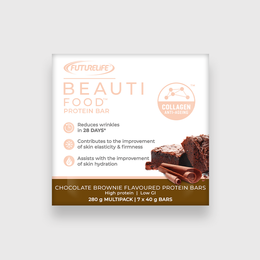 FUTURELIFE® BEAUTI FOOD™ Protein Bar - Chocolate Brownie / Pack of 20